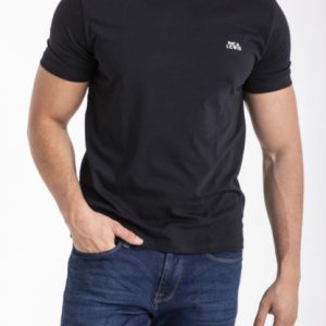 ROUND NECK TEE–RICA BLACK